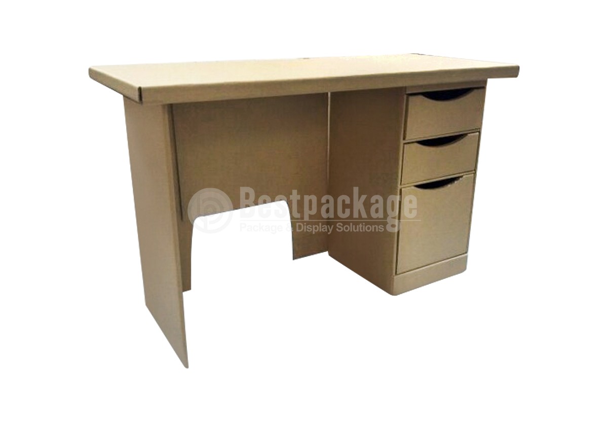 CF01004 Eco Cardbaord Furnicture, Eco Cardboard Desk