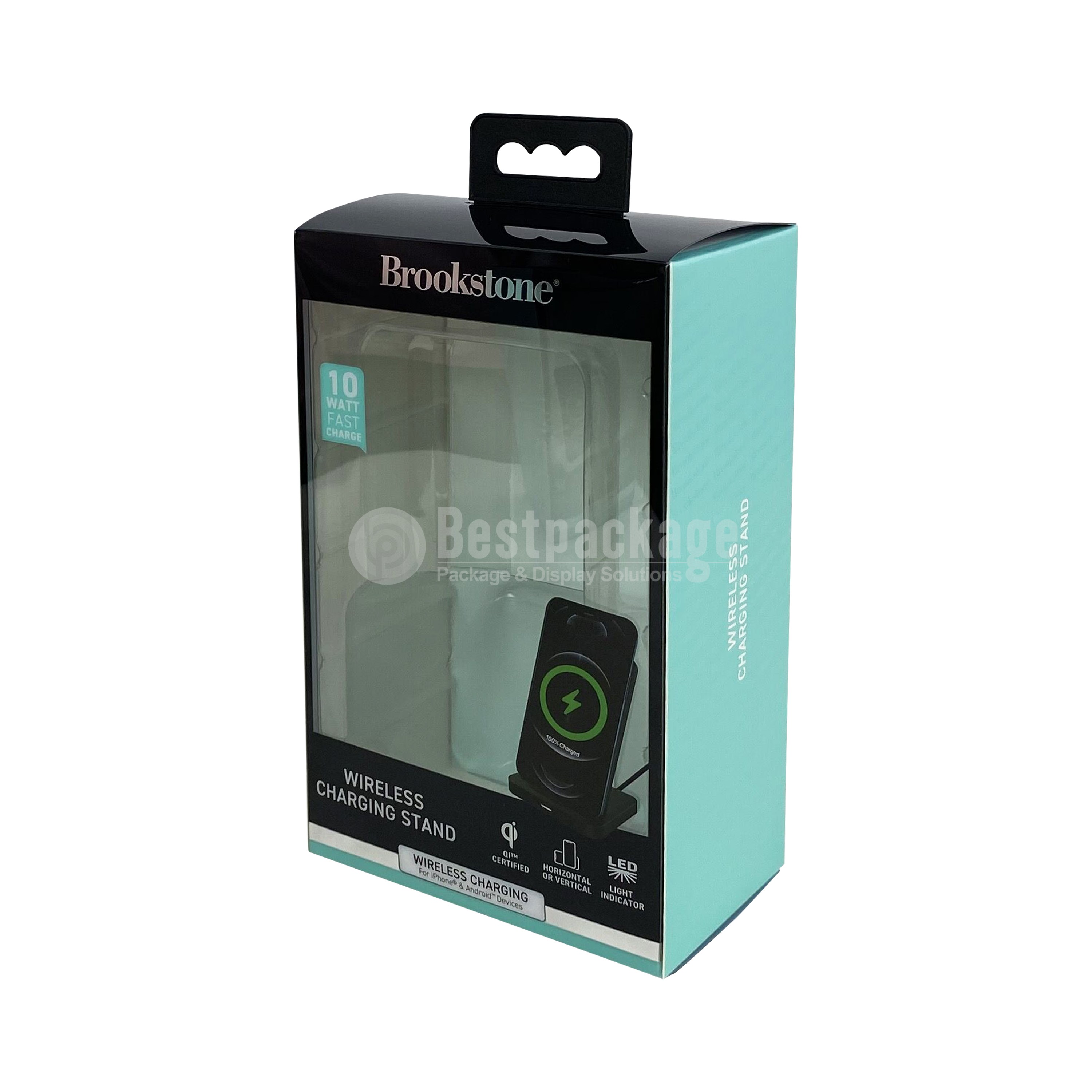 RT01006 Card Stock Paper box, Wireless Charger Package, Electronic Package,