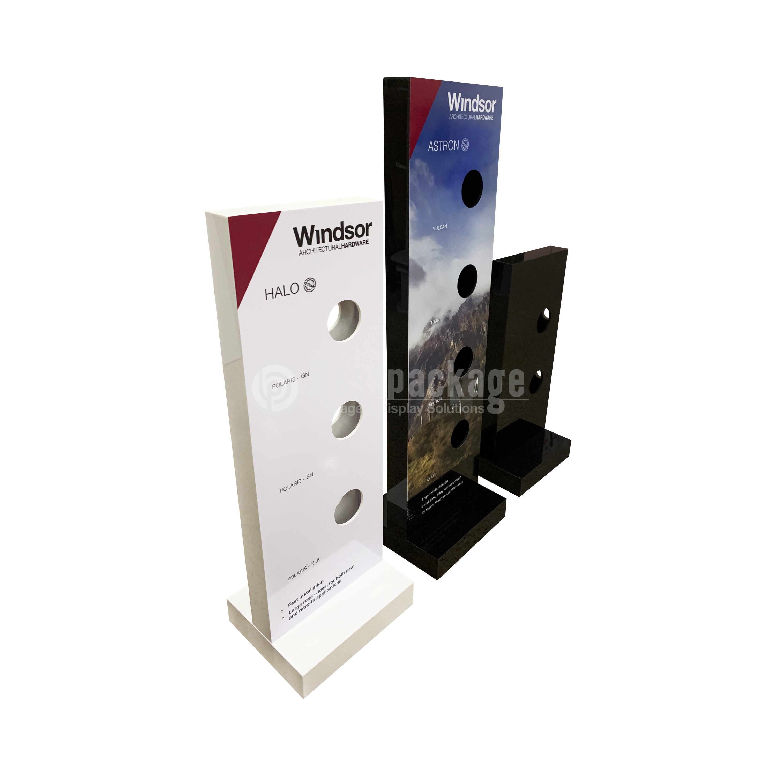 DPF01006 Acrylic Display, Door Lock Display, Door Lock Display Block