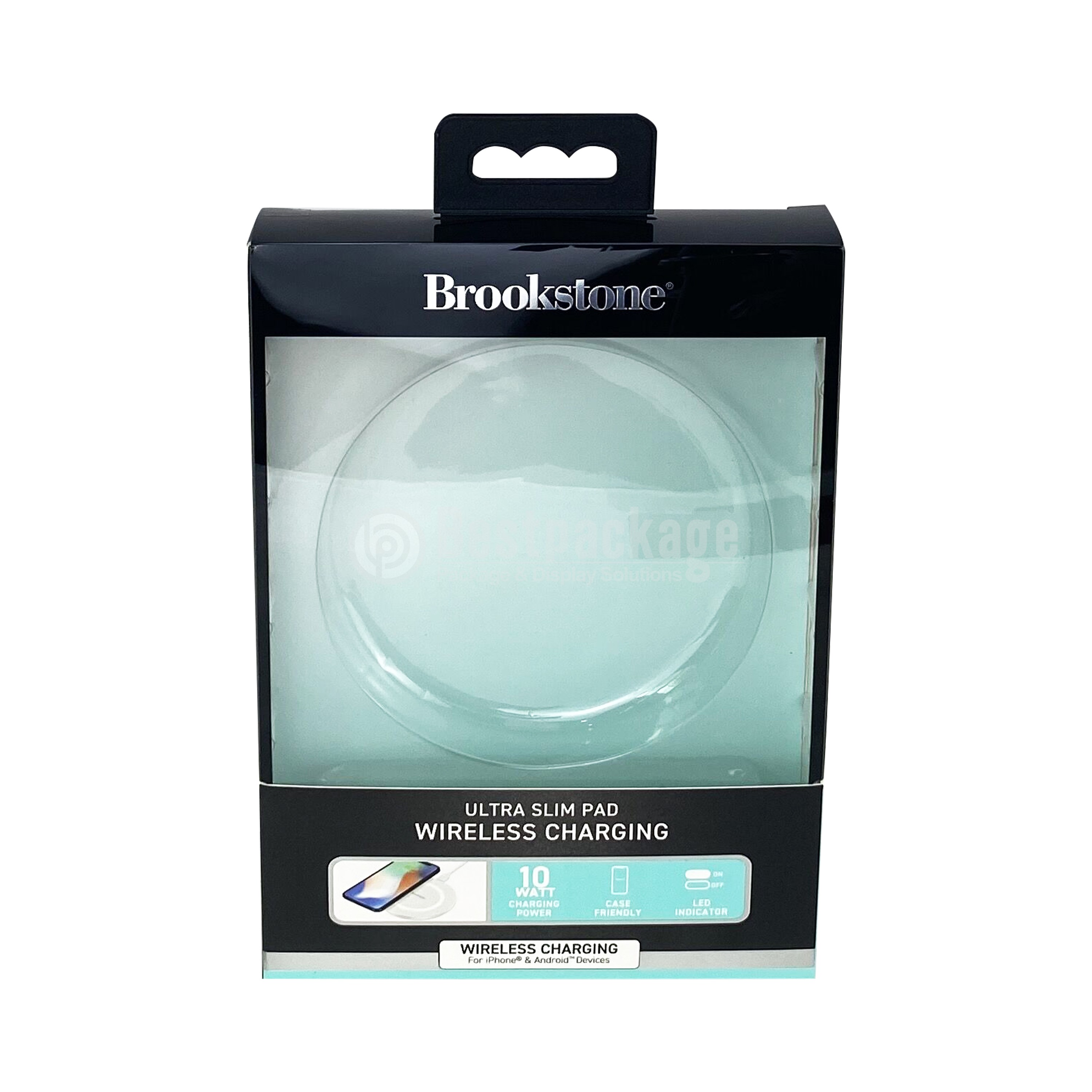 RT01026 PET Clear Plastic box, Wireless Charger Package, Electronic Package,