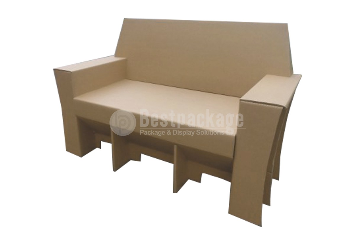 CF01008 Eco Cardbaord Furnicture, Eco Cardboard Sofa