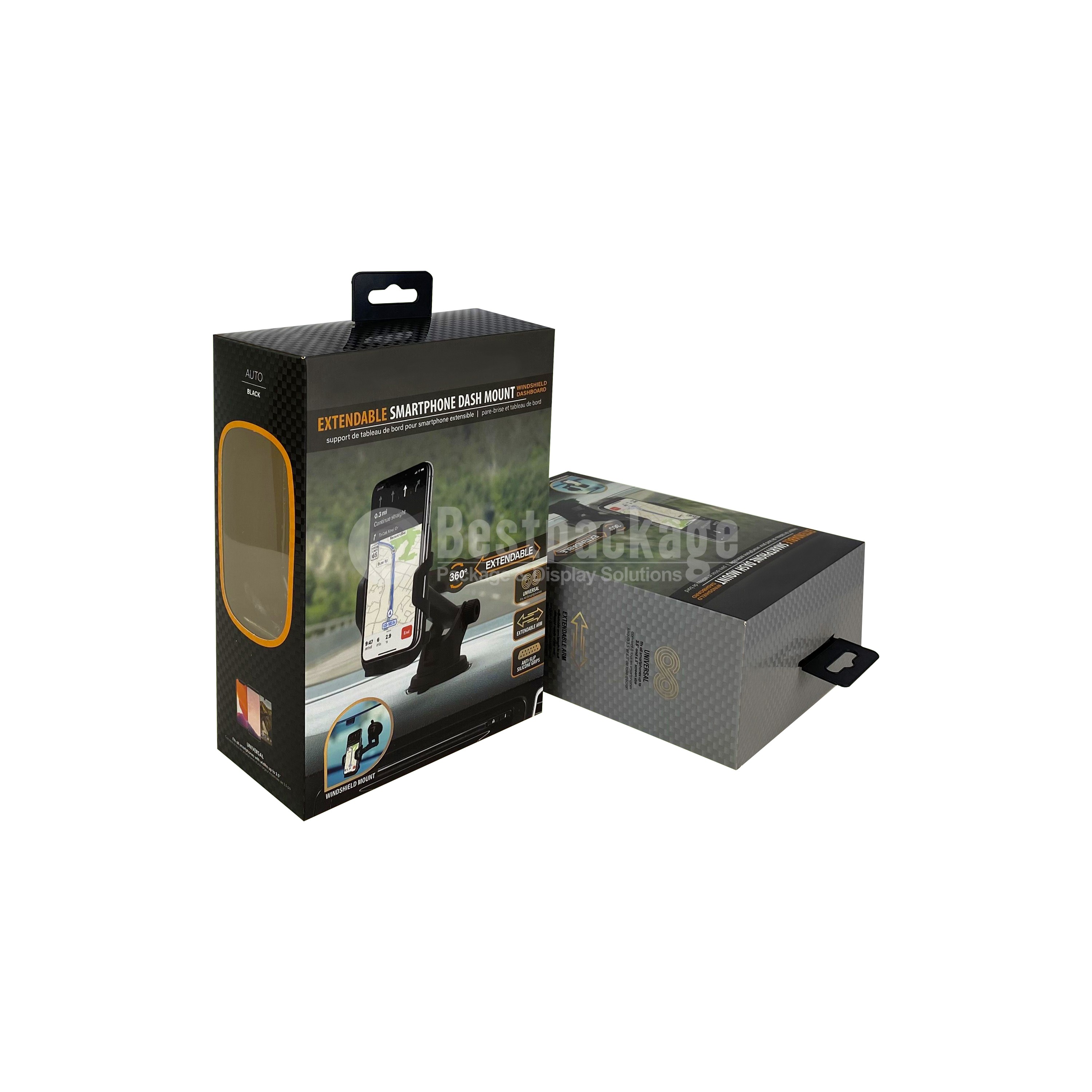 RT01015 Card Stock Paper box,  Car Mount Package, Electronic Package,