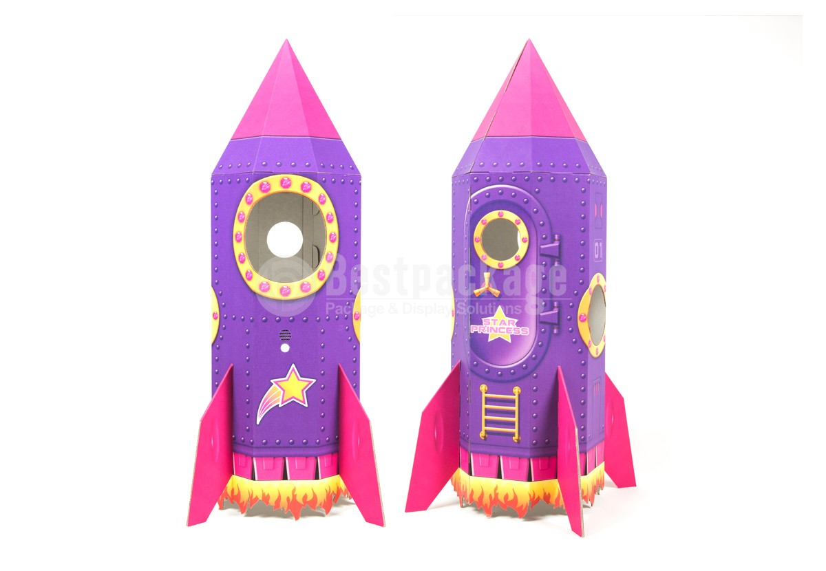 CT01008 Cardboard Toys, Cardboard Rocket