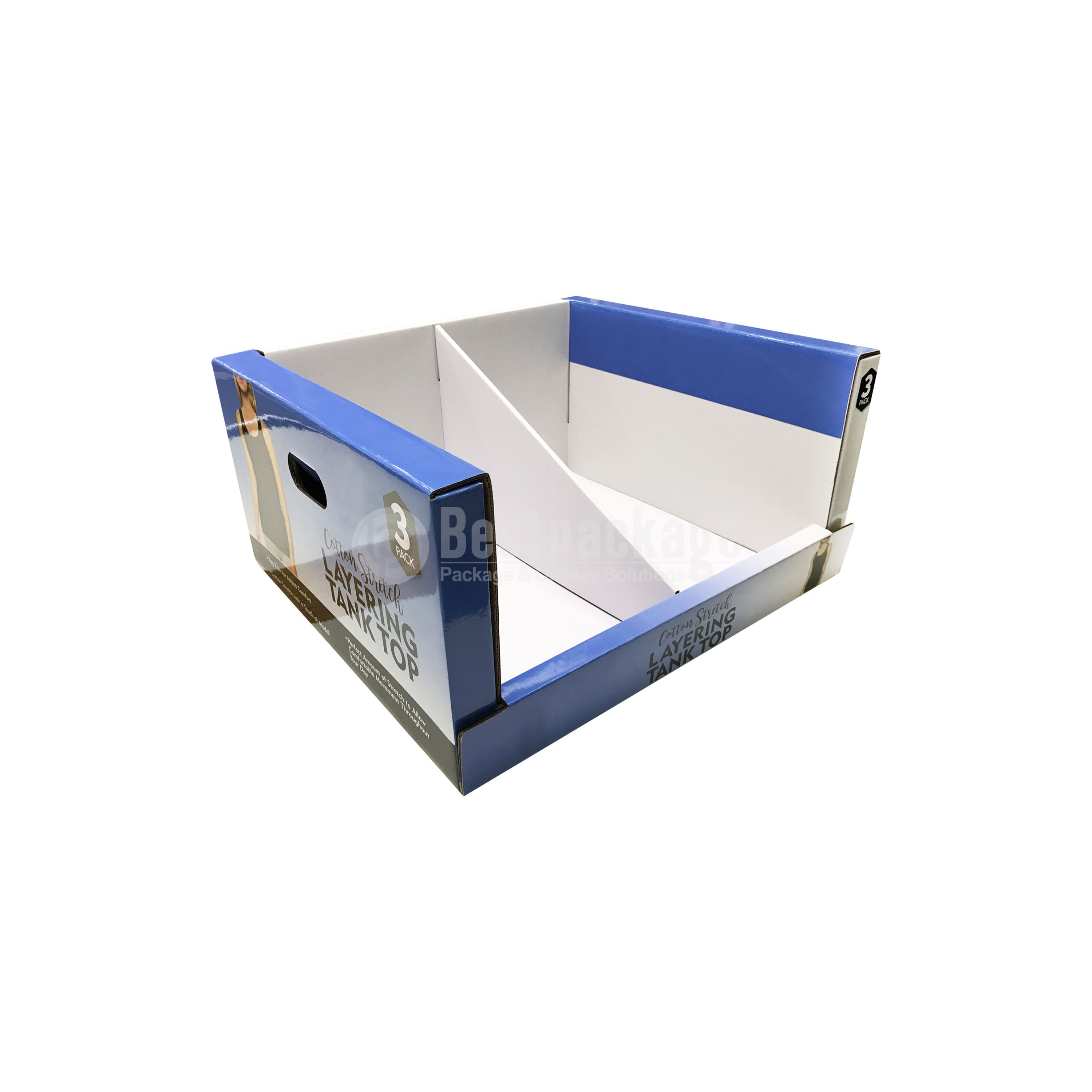 DS01001 Cardboard Stackable Display, Display Shipper, PDQ Shipper