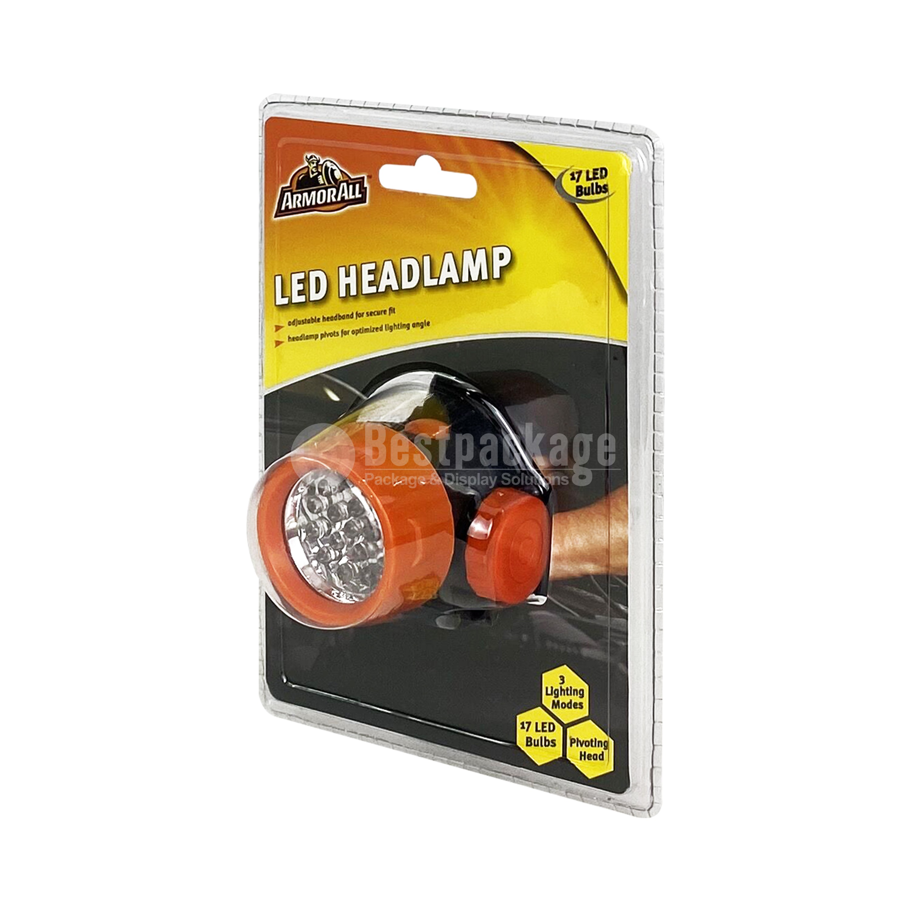 RT05009 Trapped Blister Package, Led Headlamp Package,Electronic Package,