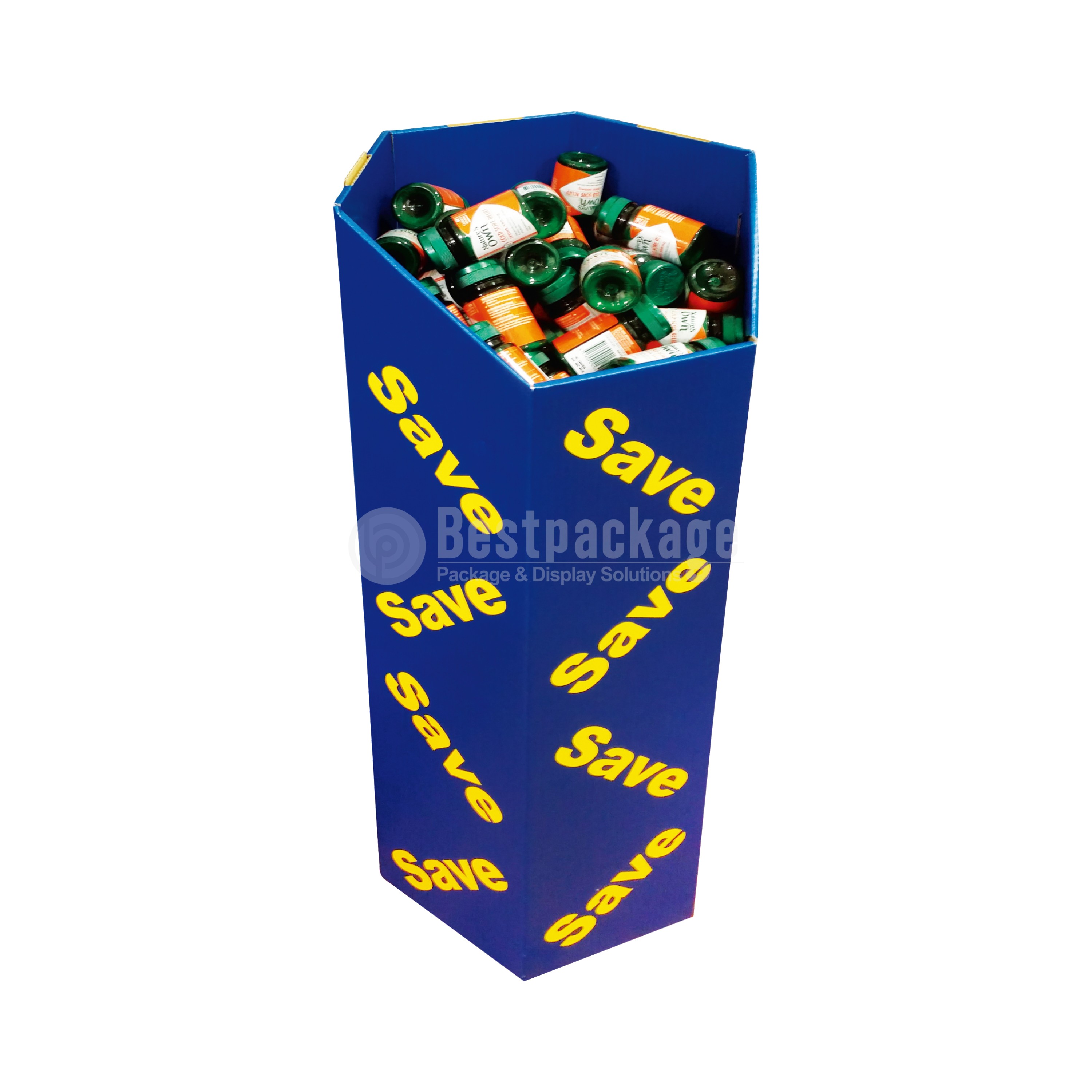 DB01003 Cardboard Stand, Cardboard Dump bins,